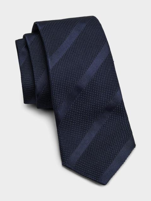 Canali Men's Striped Silk Tie