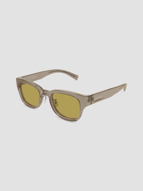 SAINT LAURENT Men's Squared Injection Sunglasses - Brown