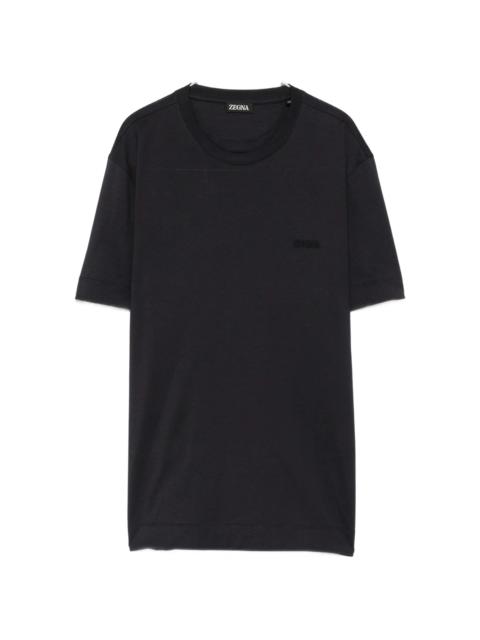 ZEGNA Zegna Embroidered-logo T-shirt