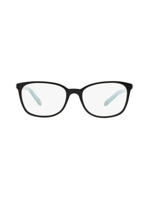 Tiffany & Co. 53mm Square Optical Glasses in Black Blue at Nordstrom