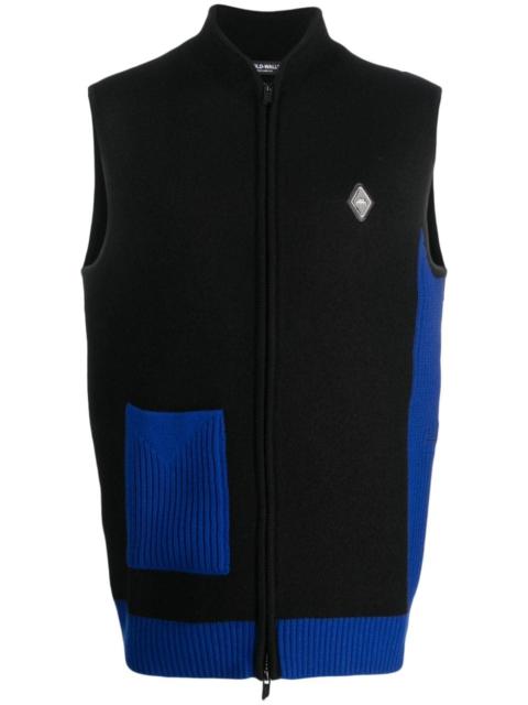 A-COLD-WALL* colour-block panelled gilet