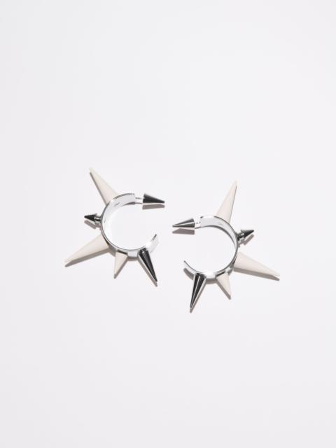 Acne Studios Spike earrings - Silver
