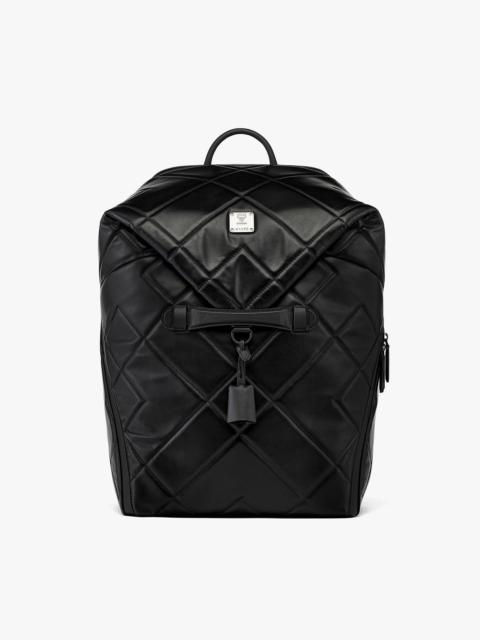 MCM Aren Backpack in Diamond Quilted Leather