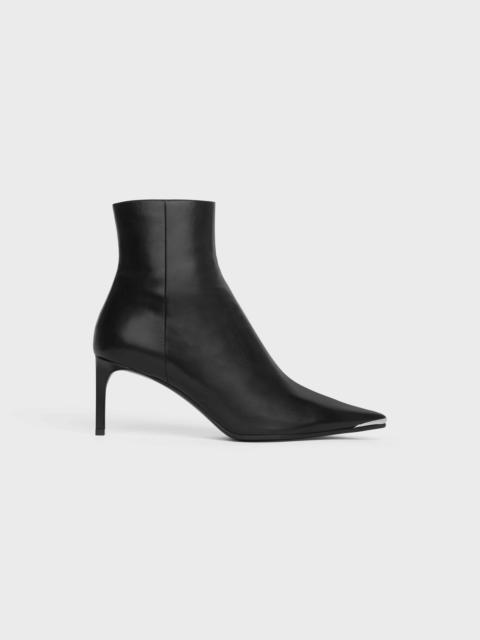CELINE Celine Boots metal toe fitted ankle boot in Calfskin
