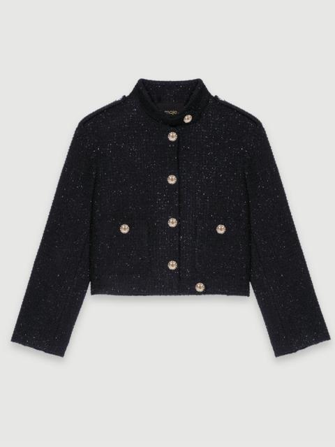 Short tweed jacket