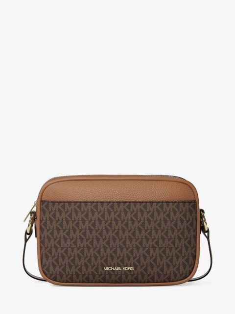 MICHAEL KORS Jet Set Travel Large Signature logo Camera Crossbody Bag