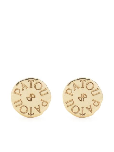 PATOU coin clip-on earrings