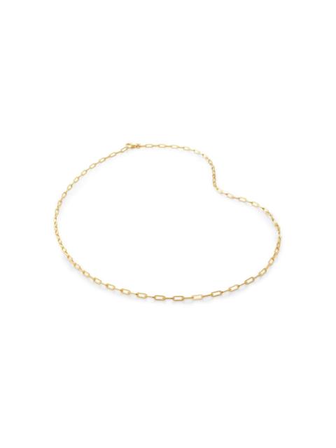 MONICA VINADER Mini Paperclip chain necklace