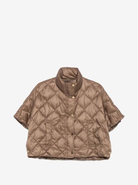 Max Mara quilted short-sleeve jacket