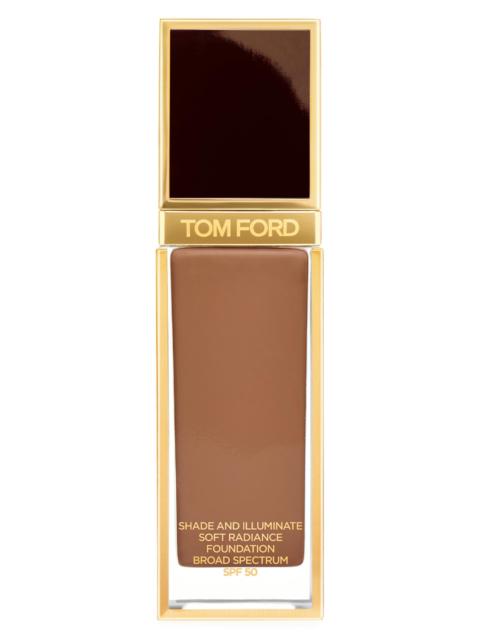TOM FORD Women's Shade & Illuminate Soft Radiance Foundation SPF 50 - 11.5 Warm Nutmeg