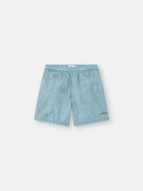 Stone Island B100002 WATER REACTIVE FADED CAMO SHINY NYLON