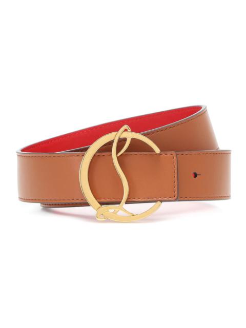 CL Logo reversible leather belt