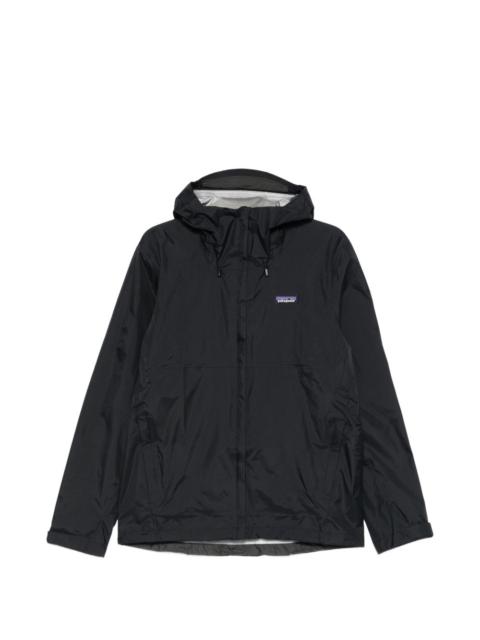 Patagonia logo-patch hooded jacket