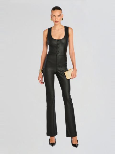 RETROFÊTE MCKINNON COATED DENIM JUMPSUIT