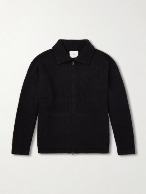 The Elder Statesman Hunter Cashmere Zip-Up Sweater