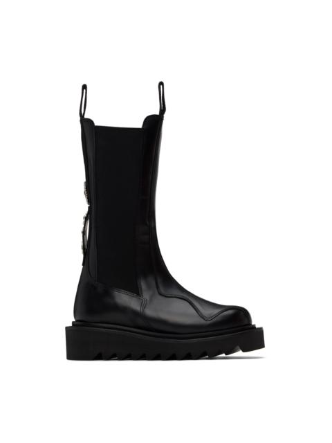 TOGA PULLA SSENSE Exclusive Black Chelsea Boots