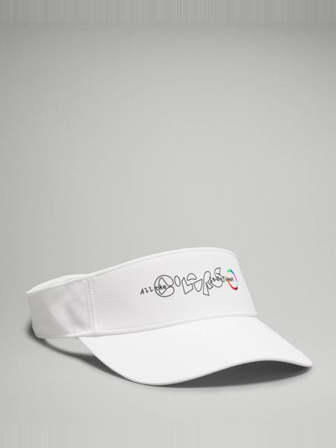 lululemon Removable Sweatband All-Sport Visor *Pride