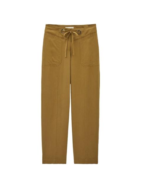 ba&sh Pavana drawstring-waistband eyelet-detail trousers
