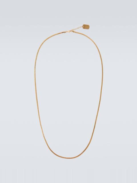 SAINT LAURENT Engraved necklace