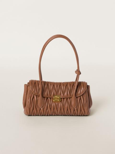 Miu Miu Matelassé nappa leather shoulder bag