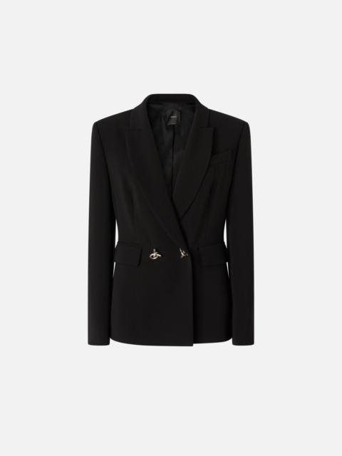 TECHNICAL CADY BLAZER WITH METAL BUTTONS