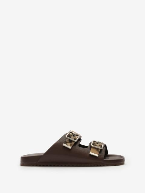 Burberry Leather Urchin Sandals