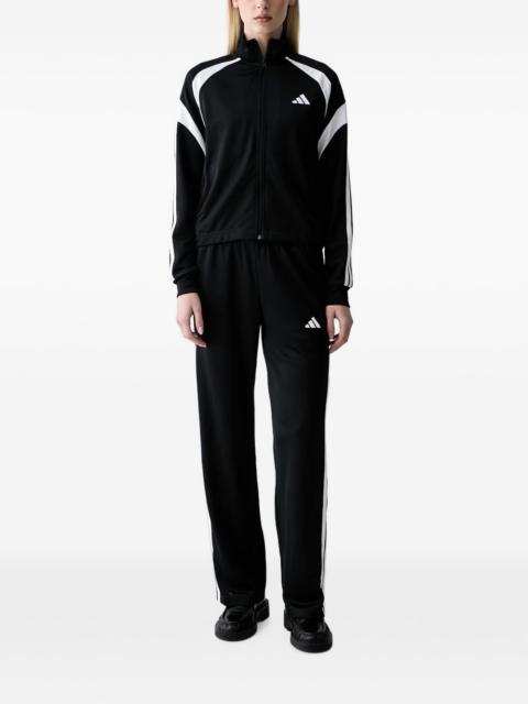 adidas logo-print zip-up tracksuit