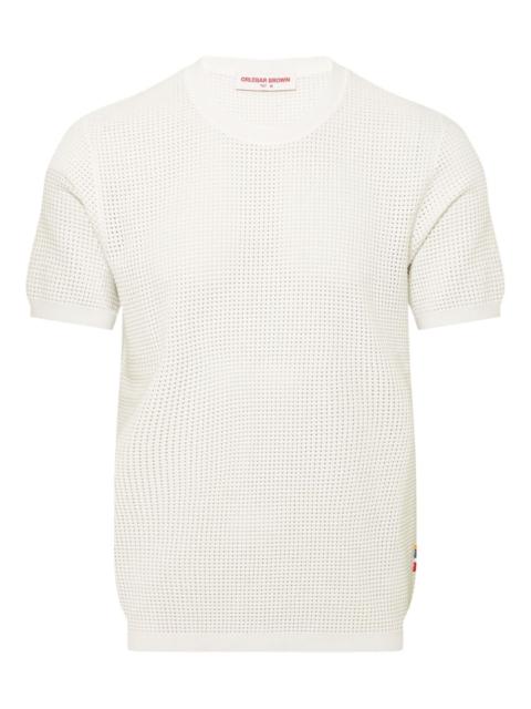 ORLEBAR BROWN textured-knit T-shirt