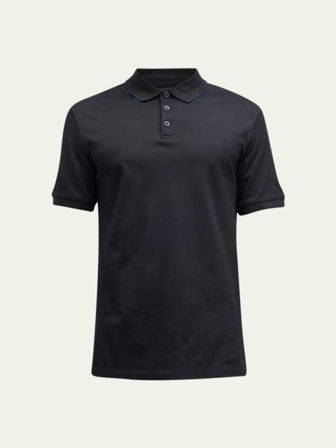 Men's Tipped Jersey Polo Shirt