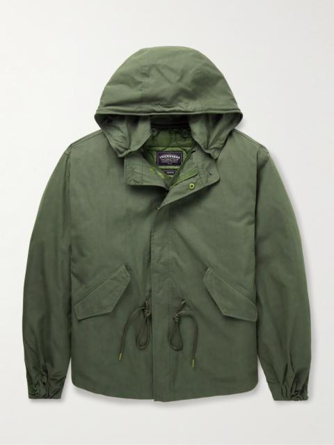 FrizmWORKS Oscar Convertible Cotton and Nylon-Blend Twill Hooded Jacket with Ripstop Liner
