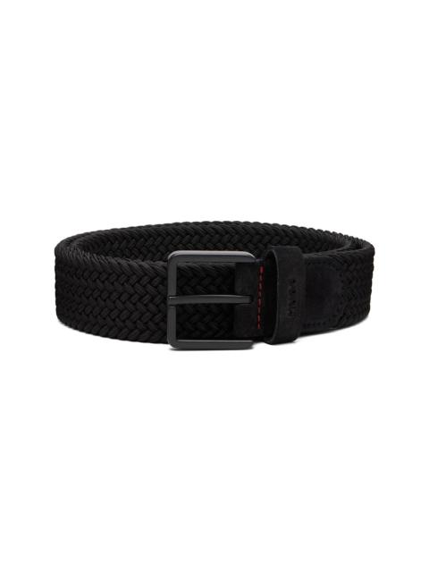 HUGO Black Woven Belt