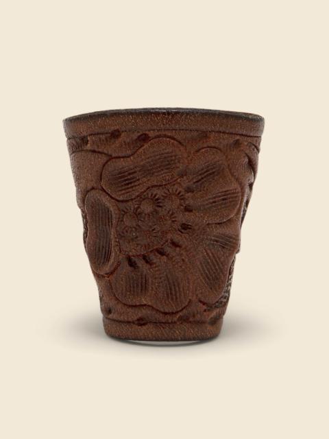 RRL by Ralph Lauren Tooled Leather Bandana Slider - Brown