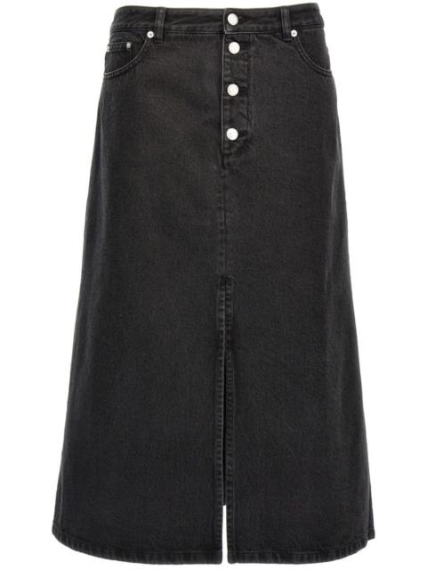 A.P.C. Tennesse midi skirt