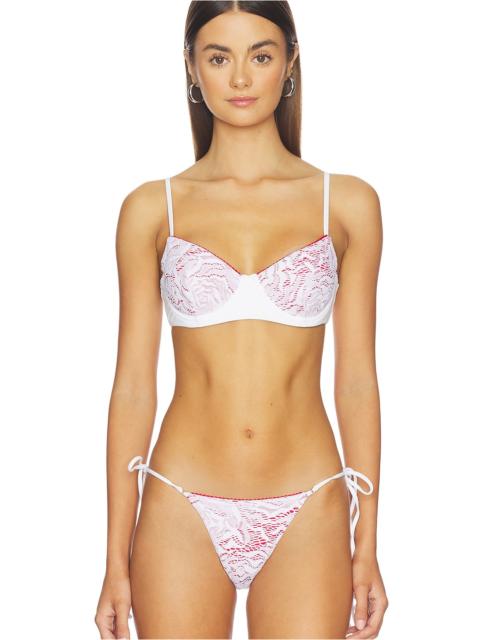 Frankies Bikinis Autumn Lace Top