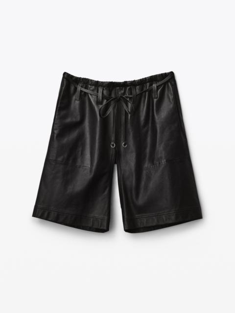 Alexander Wang PJ SHORT IN LAMBSKIN