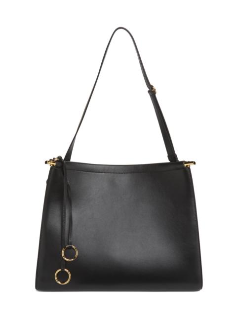 Alaïa Women's Medium Square Leather Shoulder Bag - Noir