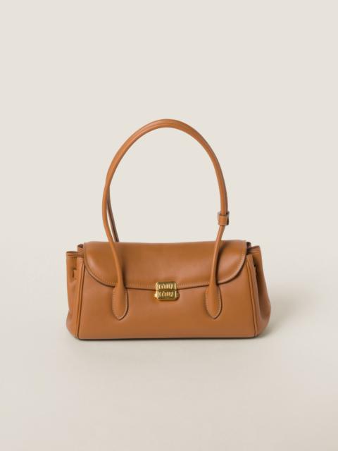 Leather shoulder bag