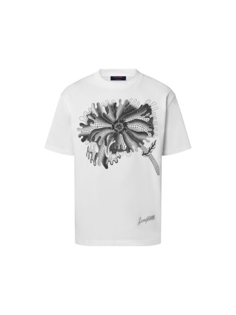 Louis Vuitton LV x YK Psychedelic Flower Regular T-Shirt