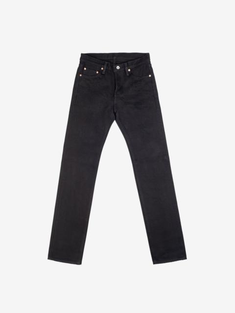 Iron Heart IH-666S-SBG 21oz Selvedge Denim Slim Straight Cut Jeans -  Superblack (Fades To Grey)