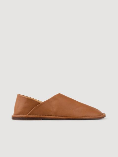 Sandro GRAINED LEATHER SLIPPERS