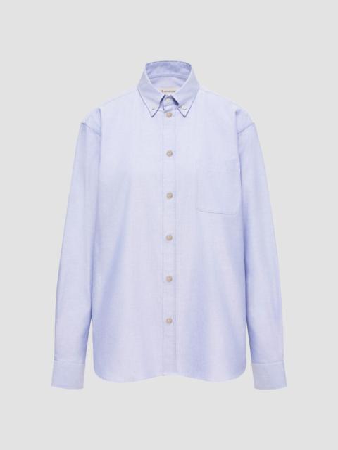 Moncler Men's Shirt in Cotton - Light Blue