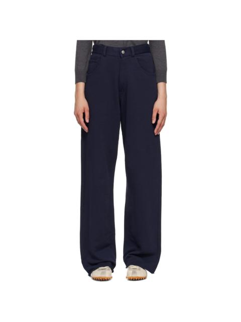 MM6 Maison Margiela Black Cotton Lounge Pants