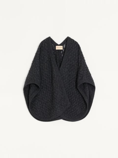 Valentino WOOL AND MOHAIR PONCHO