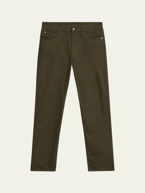 Loro Piana Men's Quarona Slim Five-Pocket Trousers