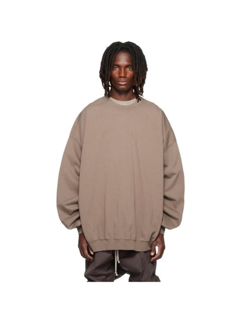 Rick Owens DRKSHDW Gray Tower Hun Crewneck Sweatshirt