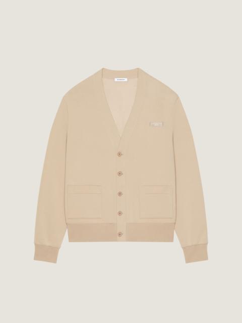 Givenchy CARDIGAN IN COTTON WITH GIVENCHY PARIS GROS GRAIN