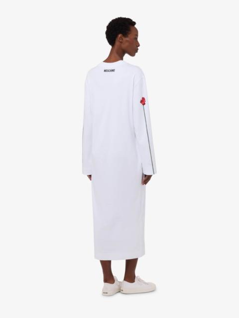 Moschino HEAVY COTTON PRINTED DRESS