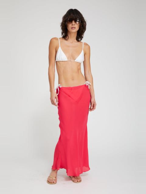 SPRWMN LARA SILK CHIFFON MIDI SKIRT