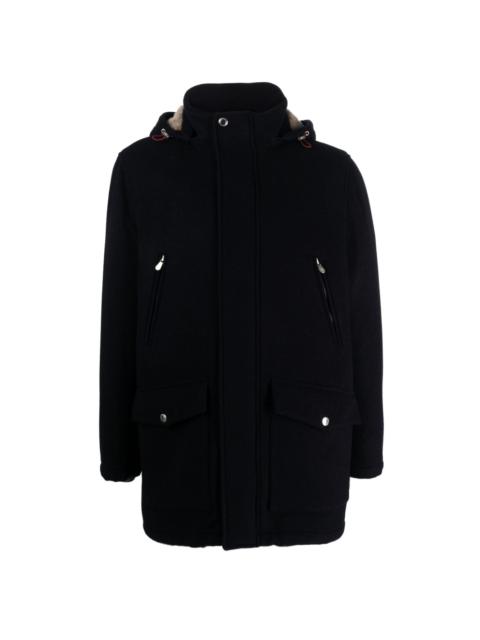 Brunello Cucinelli cashmere hooded parka jacket