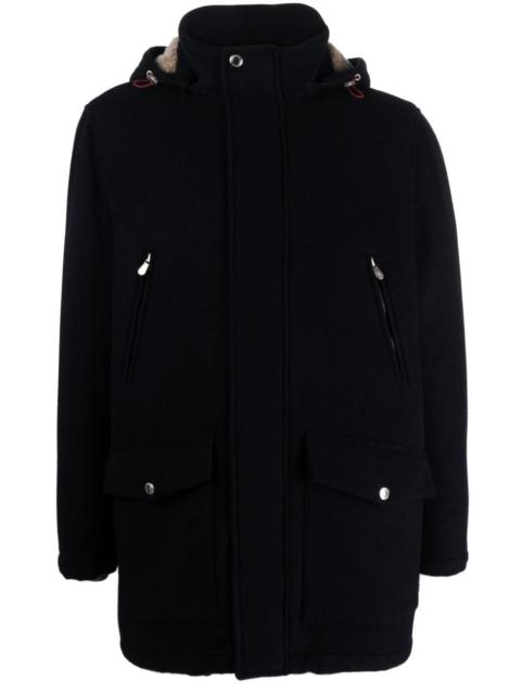 Brunello Cucinelli cashmere hooded parka jacket